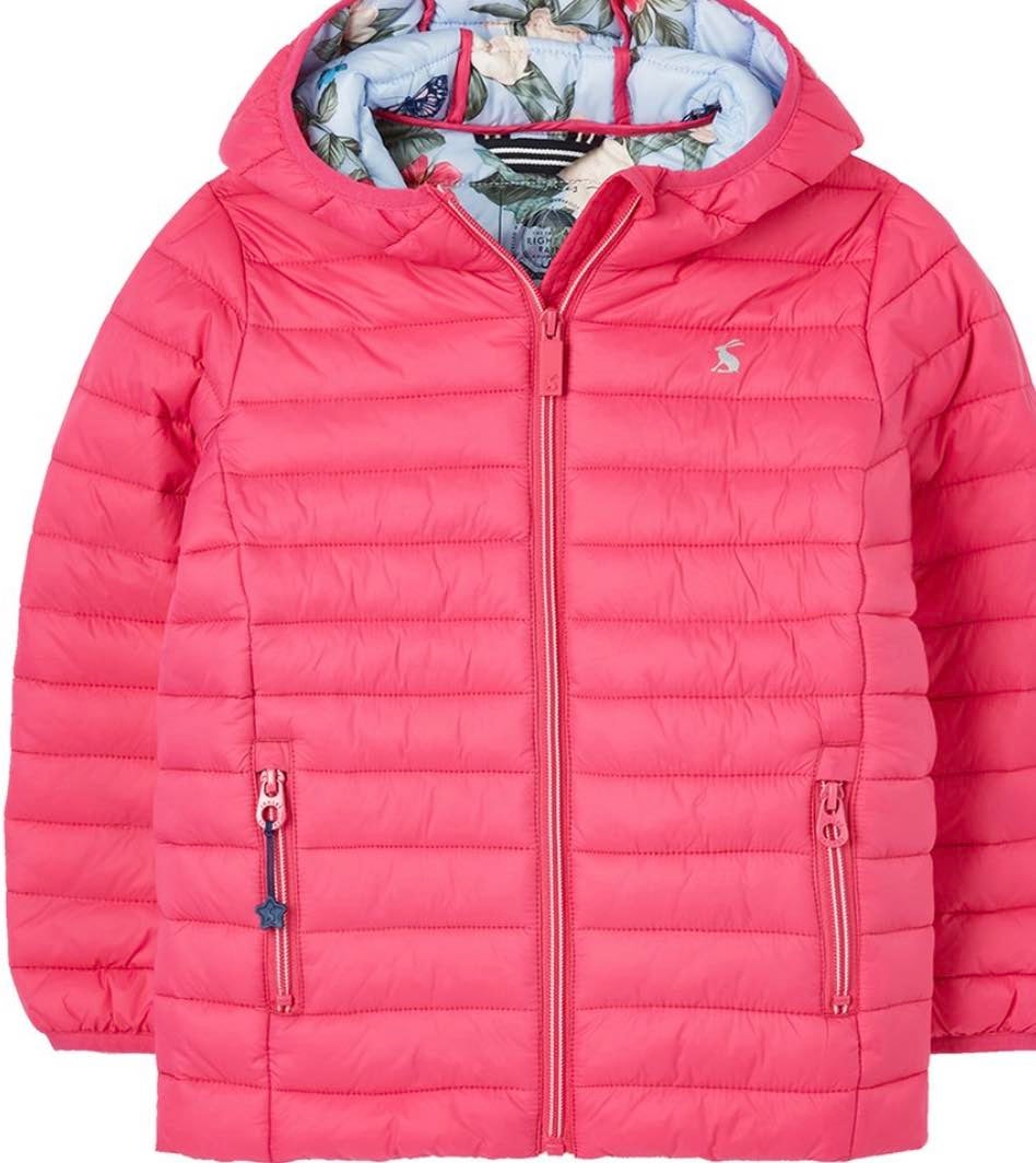 Joules pink padded jacket online